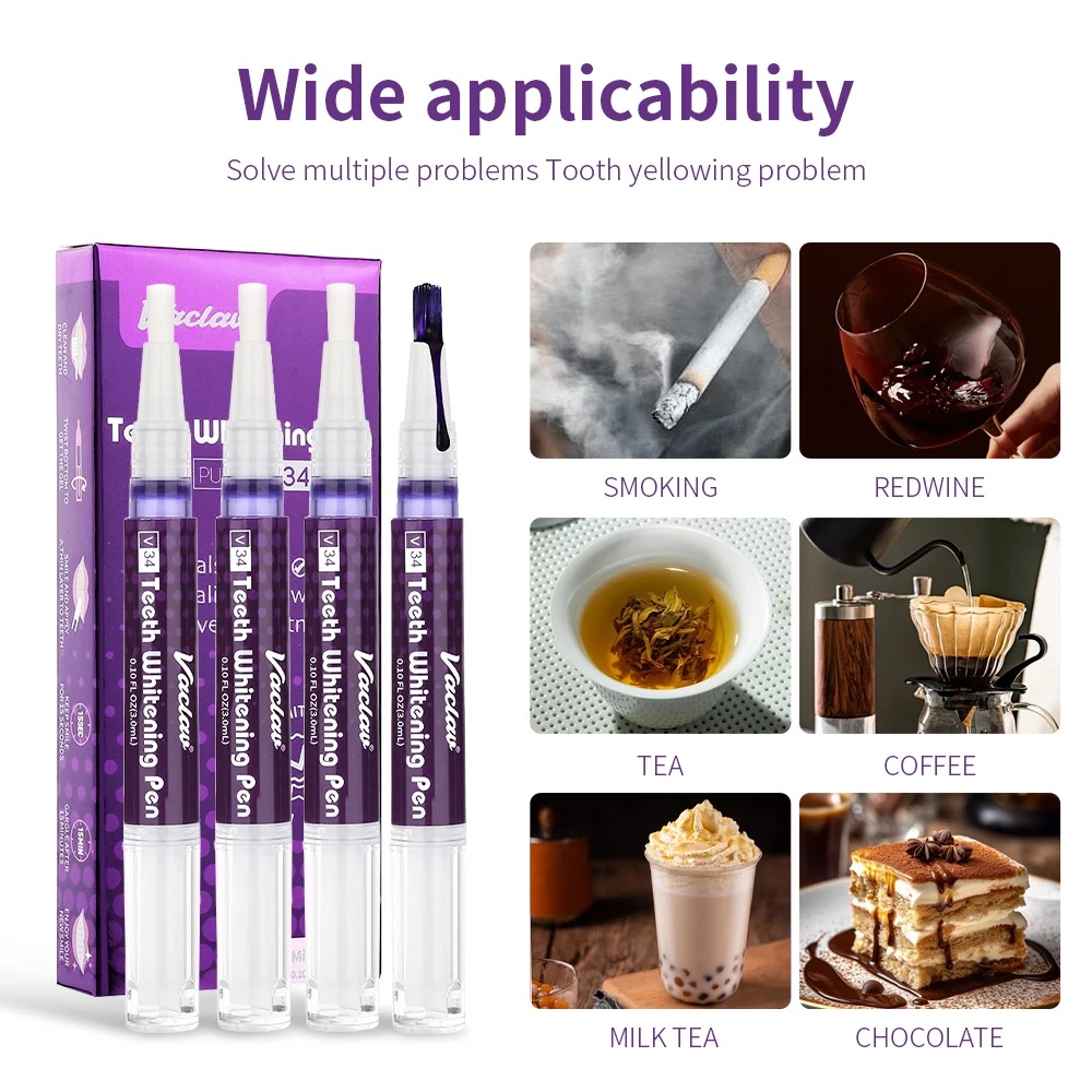Vaclav V34 – fioletowy żel w p – Teeth Whitening Pens recenzja i cena